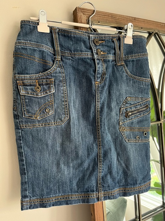 Smart Set Dresses & Skirts - Denim Cargo Pocket pencil denim skirt